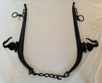 pair of horse hames, late 19th -early 20th century
