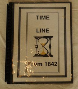 folder, Time Line From 1842, c 2005