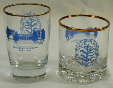 drinking glasses, 1987