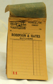 docket book, 1940's