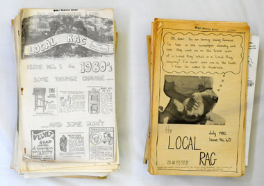 newsletters, Allen, Sue, The Local Rag, 1979-1985