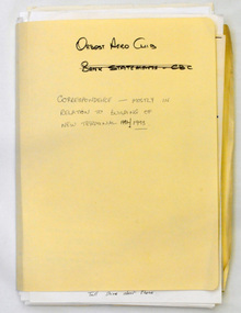 folder of documents, 1992-1993