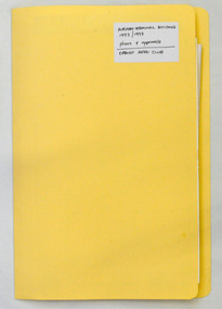 folder of documents, 1992-1993