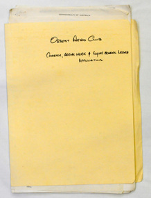folder of documents, 1972
