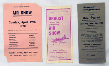 souvenir programs, 1950 ; 1970