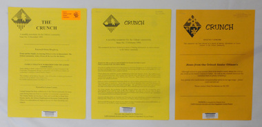 newsletters, The Crunch, 1995 1996