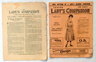 magazines, The Lady's Companion, 21.1.1911 ; 25,11,1916