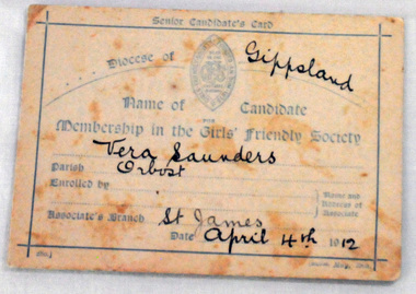 card, 1912