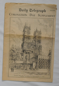 newspaper supplement, Coronation Day Supplement, June 2 1953