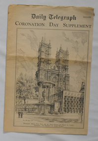 newspaper supplement, Coronation Day Supplement, June 2 1953
