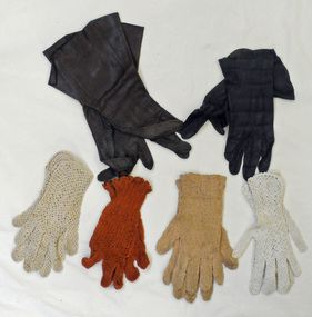 six pairs of gloves, Burton, Marjorie, 1940's -1950's