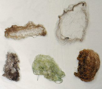 hair nets, Mid-second half 20th century