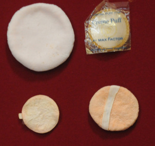 powder puffs, mid 20th century