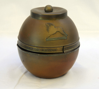 tea caddy, 1924