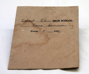 school report, 1936
