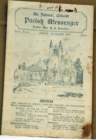 newsletter, St James, Orbost Parish Messenger November, 1933, November 1933