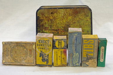 veterinary medicines, late 19th - mid 20th century