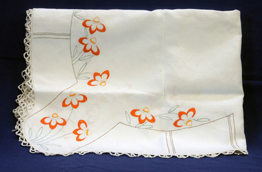 table cloth, C 1930's
