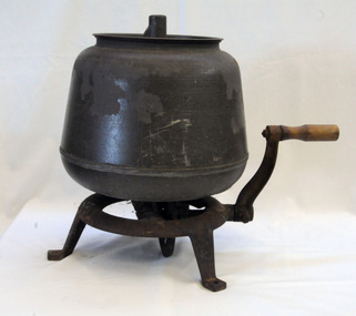 metal butter churn, first half 20th century
