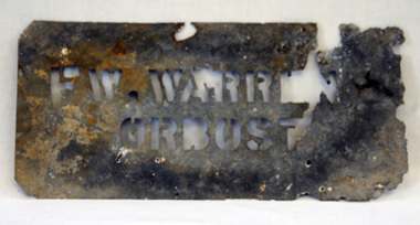 stencil, first half 20th century