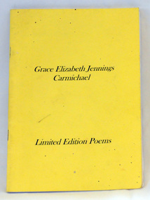 book, Grace Elizabeth Jennings Carmichael