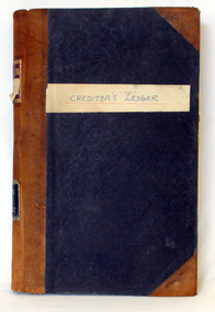 creditors' ledger, 1901 - 1960