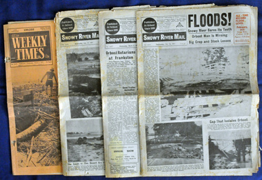 newspapers, February, March 1971