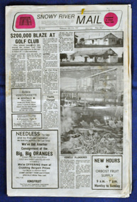 newspaper, Snowy River Mail, 27.7.1983