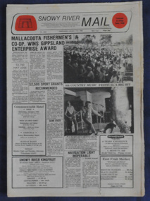 newspapers, Snowy River Mail, 1989