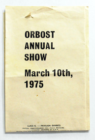 exhibitors' information, Snowy River Mail as "Mail" Print, 1975