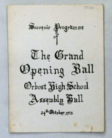 program, Snowy River Mail as "Mail" Print, 1975