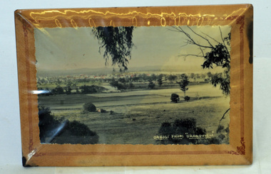 framed photograph, Orbost From "Grandview", mid 20th century