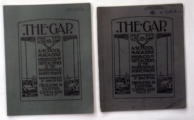 magazine, The Gap 1921, 2246.1 in 1921; 2246.2 in 1991