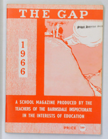 magazine, James Yeates & Sons (Printing) Pty Ltd, The Gap 1966, 1966