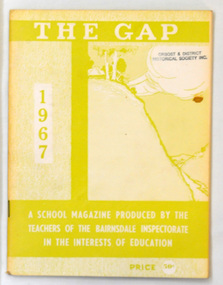 magazine, James Yeates & Sons Printing Pty Ltd, The Gap 1967, 1967