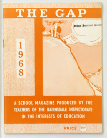 magazine, James Yeates & Sons (Printing) Pty Ltd, The Gap 1968, 1968