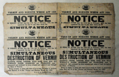 map/poster, Victorian Government Printer, 22.4.1926
