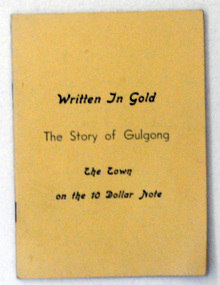 book, Written in Gold, 1966