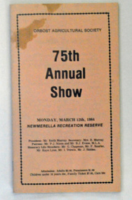 book, 75th Annual Show, prior to March 1984