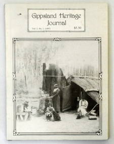 journal, E-Gee Printers Pty Ltd, Gippsland Heritage Journal, 1987