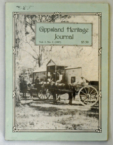 book, E-Gee Printers Pty Ltd, Gippsland Heritage Journal, 1987