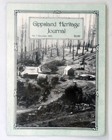 book, E-Gee Printers Pty Ltd, Gippsland Heritage Journal, December 1989