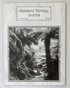 book, E-Gee Printers Pty Ltd, Gippsland Heritage Journal, June 1991
