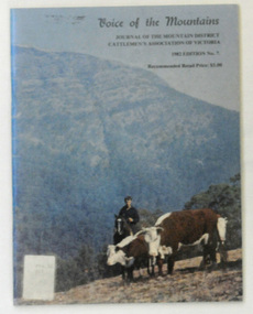 journal, Mansfield Courier, Voice of the Mountains, 1982