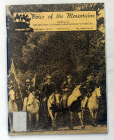 journal, E-Gee Printers, Voice of the Mountains, 1986