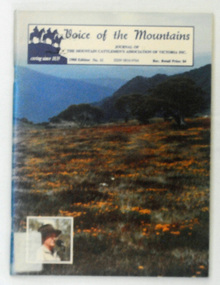 journal, E-Gee Printers, Voice of the Mountains, 1988