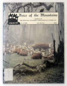 journal, E-Gee Printers, Voice of the Mountains, 1991