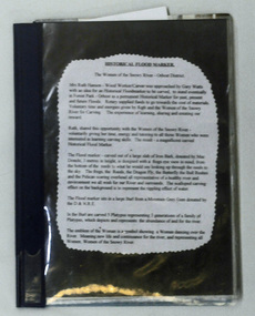 folder, Historical Flood Marker, 1999 - 2001