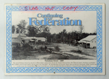 calendar, Snowy River Mail, Continuing Our Federation, 2001