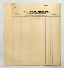 statement sheets, Lamson Paragon Limited, first half 20th century